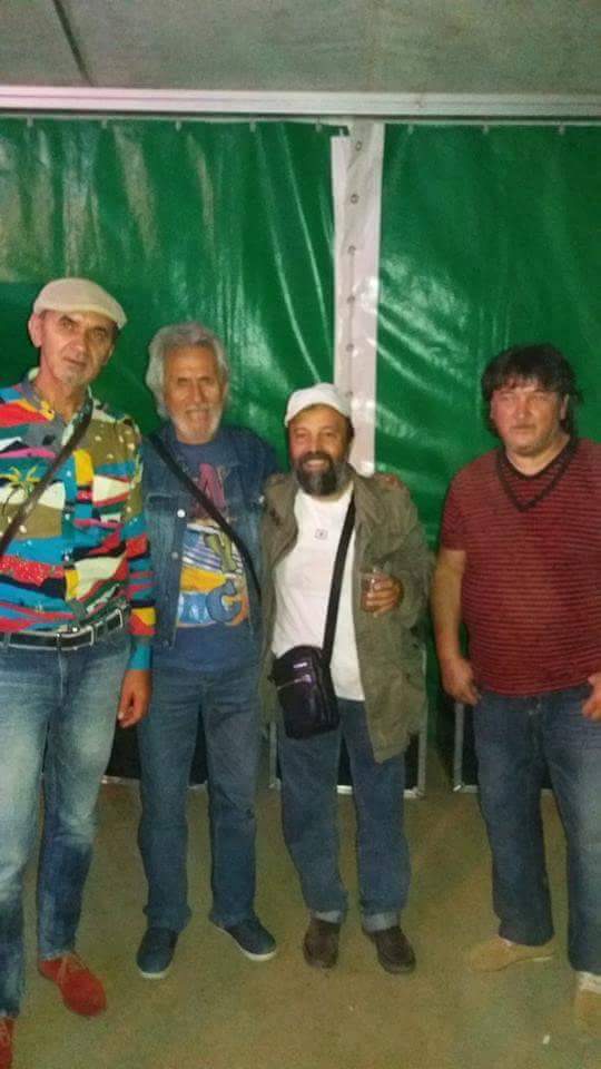 Petre Don, Daniel Julean şi Nelu Pitic, împreună cu Gyuri la Pecica