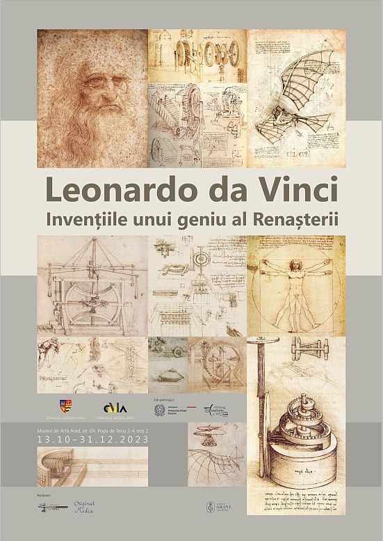 Expoziția „Leonardo da Vinci – The Machines”, la Muzeul de Artă ...